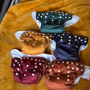 Norah’s nursery cloth diapers